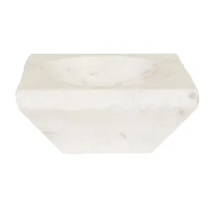Rufus Lunar High Bowl - White Marble by null, a Decorative Plates & Bowls for sale on Style Sourcebook