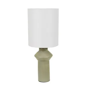 Lorne Post Table Lamp - Sage - Ivory by null, a Table & Bedside Lamps for sale on Style Sourcebook
