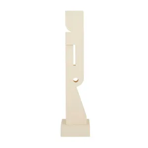 Theron Geo Floor Sculpture - Plaster White by null, a Statues & Ornaments for sale on Style Sourcebook