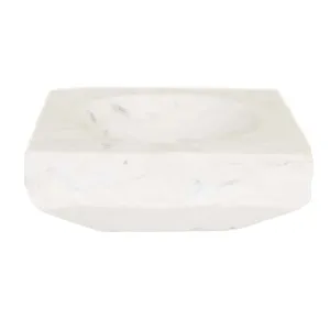 Rufus Lunar High Bowl - White Marble by null, a Decorative Plates & Bowls for sale on Style Sourcebook