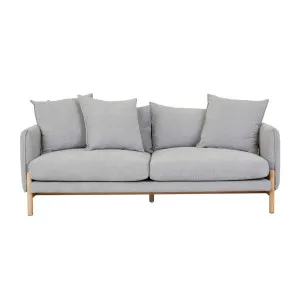 Vittoria Ingrid 3 Seater Sofa - Harbour Grey - Natural Ash by null, a Sofas for sale on Style Sourcebook