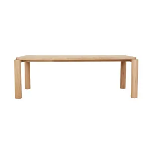 Flint Dining Table - Satin Oak by null, a Dining Tables for sale on Style Sourcebook