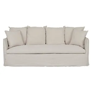 Vittoria Slip Cover 3 Seater Sofa - Eames Parchment by null, a Sofas for sale on Style Sourcebook