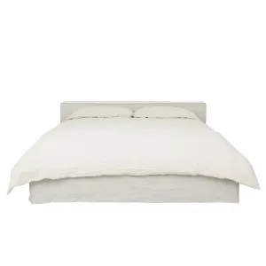 Vittoria Escape Slipcover Bed - Eames Parchment by null, a Bed Heads for sale on Style Sourcebook