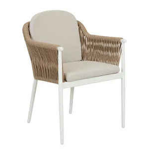 Delphi Dining Armchair - Coconut - Natural Weave by null, a Outdoor Chairs for sale on Style Sourcebook
