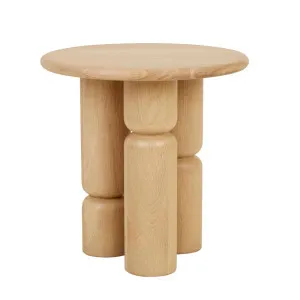 Hayes Side Table - Satin Oak by null, a Side Table for sale on Style Sourcebook