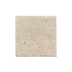 Bedrock Beige Travertine Natural Product Tumbled by null, a Marble Look Tiles for sale on Style Sourcebook