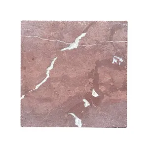 Bedrock Rosso Marble Natural Product Tumbled by null, a Marble Look Tiles for sale on Style Sourcebook