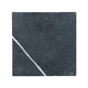 Bedrock Nero Marquina Marble Natural Product Tumbled by null, a Marble Look Tiles for sale on Style Sourcebook