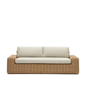 Portlligat outdoor 3-seater sofa by Kave Home, a Outdoor Sofas for sale on Style Sourcebook