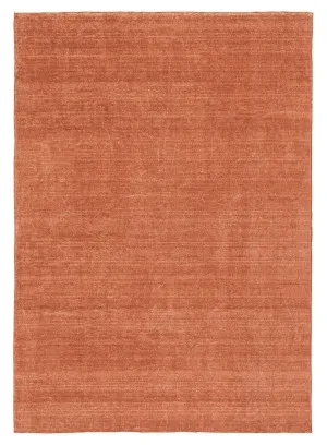 Yves Terracotta Sunset Minimal Washable Rug by Miss Amara, a Persian Rugs for sale on Style Sourcebook