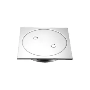 AW Clear Out Square 100mm CP by null, a Shower Grates & Drains for sale on Style Sourcebook