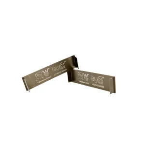 Lauxes Next Generation Floor Grate End Caps 14mm High (Pack of 2) - Brushed Nickel by null, a Shower Grates & Drains for sale on Style Sourcebook
