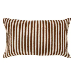Zuri Cushion Rust/Natural - 60cm x 40cm by null, a Cushions, Decorative Pillows for sale on Style Sourcebook