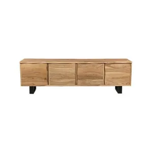 Madras Natural Acacia Wood TV Unit - 200cm by null, a Entertainment Units & TV Stands for sale on Style Sourcebook