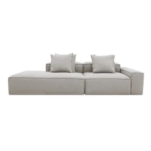 Riley Boucle Pumice Modular Sofa - 1x Arm, 1x Armless, 1x Left Terminal by null, a Sofas for sale on Style Sourcebook