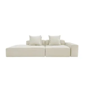 Riley Muse Flax Modular Sofa - 1x Arm, 1x Armless, 1x Left Terminal by null, a Sofas for sale on Style Sourcebook
