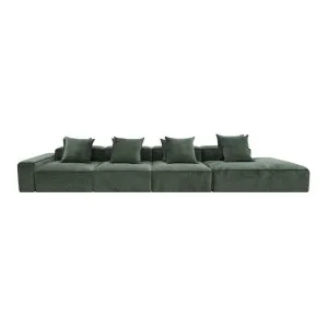 Riley Muse Forest Modular Sofa - 1x Arm, 3x Armless, 1x Right Terminal by null, a Sofas for sale on Style Sourcebook