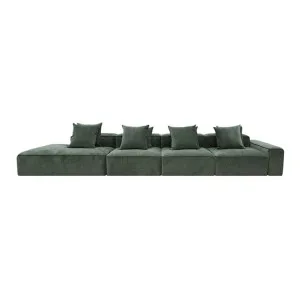 Riley Muse Forest Modular Sofa - 1x Arm, 3x Armless, 1x Left Terminal by null, a Sofas for sale on Style Sourcebook