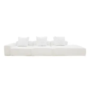 Riley Muse Frost Modular Sofa - 1x Arm, 2x Armless, 1x Right Terminal by null, a Sofas for sale on Style Sourcebook