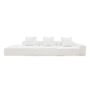 Riley Muse Frost Modular Sofa - 1x Arm, 2x Armless, 1x Left Terminal by null, a Sofas for sale on Style Sourcebook
