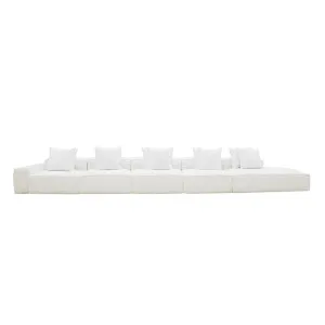 Riley Muse Frost Modular Sofa - 1x Arm, 4x Armless, 1x Right Terminal by null, a Sofas for sale on Style Sourcebook