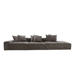 Riley Muse Mink Modular Sofa - 1x Arm, 2x Armless, 1x Right Terminal by null, a Sofas for sale on Style Sourcebook