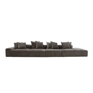 Riley Muse Mink Modular Sofa - 1x Arm, 3x Armless, 1x Right Terminal by null, a Sofas for sale on Style Sourcebook