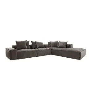 Riley Muse Mink Modular Sofa - Arm, 2x Armless, Corner, Right Terminal by null, a Sofas for sale on Style Sourcebook