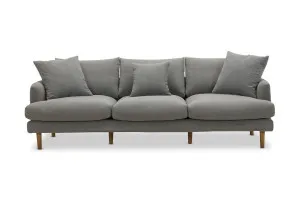 Hampton MKII 4 Seat Sofa, Grey, by Lounge Lovers by Lounge Lovers, a Sofas for sale on Style Sourcebook