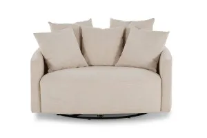 Snug Swivel Chair, Como Natural, by Lounge Lovers by Lounge Lovers, a Chairs for sale on Style Sourcebook