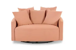 Snug Swivel Chair, Florence Clay, by Lounge Lovers by Lounge Lovers, a Chairs for sale on Style Sourcebook