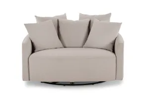 Snug Swivel Chair, Grey, by Lounge Lovers by Lounge Lovers, a Chairs for sale on Style Sourcebook