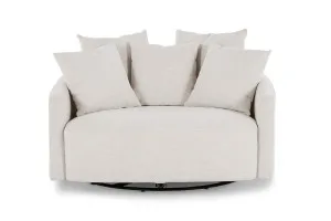 Snug Swivel Chair, Grey, by Lounge Lovers by Lounge Lovers, a Chairs for sale on Style Sourcebook