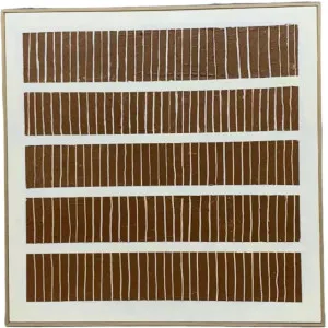 RESTOCK APRIL | H045 Oak Framed Full Hand Painted Artwork  100 cm x 100 cm by null, a Painted Canvases for sale on Style Sourcebook
