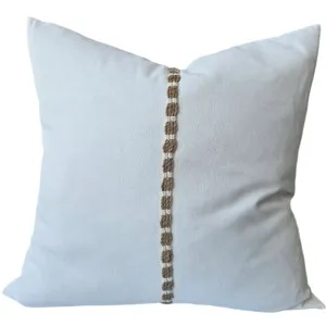 Alexia Linen Cotton Cushion 55cm Square - White by null, a Cushions, Decorative Pillows for sale on Style Sourcebook