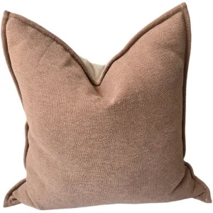 Nova Double Sided Linen Cotton Cushion 55cm Square - Clay | Natural by null, a Cushions, Decorative Pillows for sale on Style Sourcebook