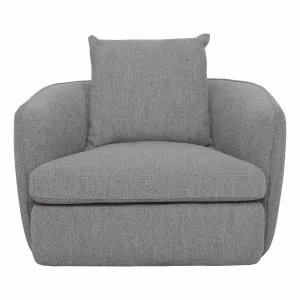 Nest Small Swivel Armchair in Het Cement by OZ Design, a Chairs for sale on Style Sourcebook