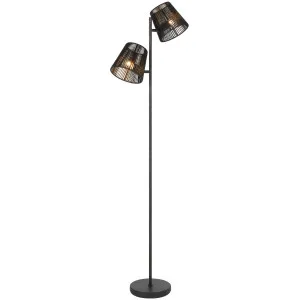 Telbix Valora Floor Lamp Black by Telbix, a Floor Lamps for sale on Style Sourcebook