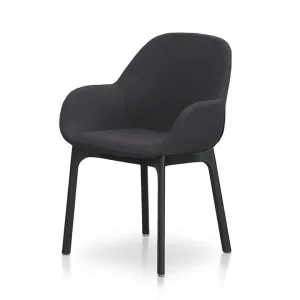 Ex Display - Arias Fabric Dining Chair - Black by Interior Secrets - AfterPay Available by Interior Secrets, a Dining Chairs for sale on Style Sourcebook