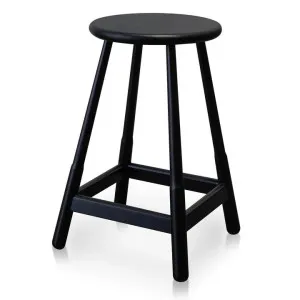 Ex Display - Hathor Wooden Bar stool - Ash Black by Interior Secrets - AfterPay Available by Interior Secrets, a Bar Stools for sale on Style Sourcebook