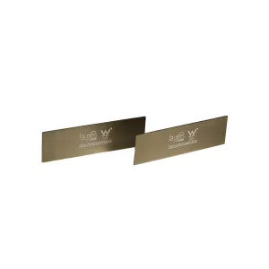 Lauxes Standard Tile Insert Floor Grate Straight Joiners 180 degree 21mm High (Pack of 2) - Brushed Nickel by null, a Shower Grates & Drains for sale on Style Sourcebook
