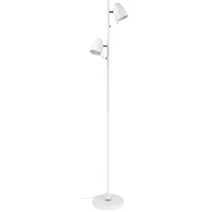Eglo Lara 2 Light Floor Lamp White by Eglo, a Floor Lamps for sale on Style Sourcebook