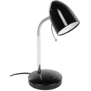 Eglo Lara Table Lamp with USB Charging Black by Eglo, a Table & Bedside Lamps for sale on Style Sourcebook