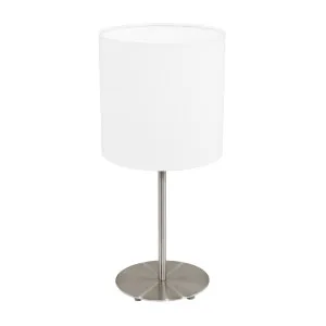 Eglo Pasteri Table Lamp (E27) White by Eglo, a Table & Bedside Lamps for sale on Style Sourcebook