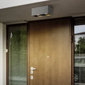 Eglo Lesmo LED Wall Light Black by Eglo, a Outdoor Lighting for sale on Style Sourcebook