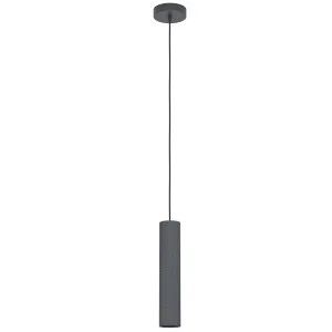 Eglo Mentalona 1 Light Pendant - Anthracite by Eglo, a Lighting for sale on Style Sourcebook