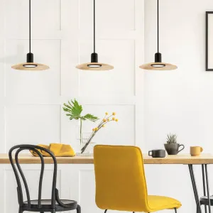 Eglo Mayazes 3 Light Pendant Black by Eglo, a Pendant Lighting for sale on Style Sourcebook