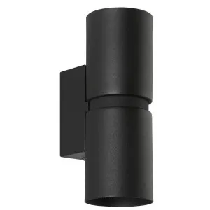 Eglo Passa Wall Light Black by Eglo, a Outdoor Lighting for sale on Style Sourcebook