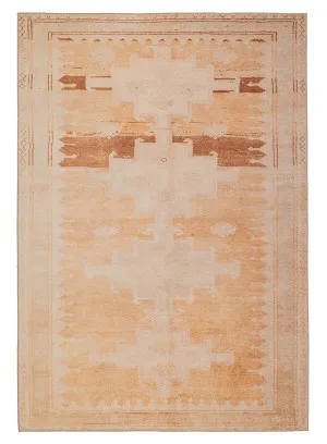 Isola Cream and Rust Tribal Washable Rug by Miss Amara, a Persian Rugs for sale on Style Sourcebook